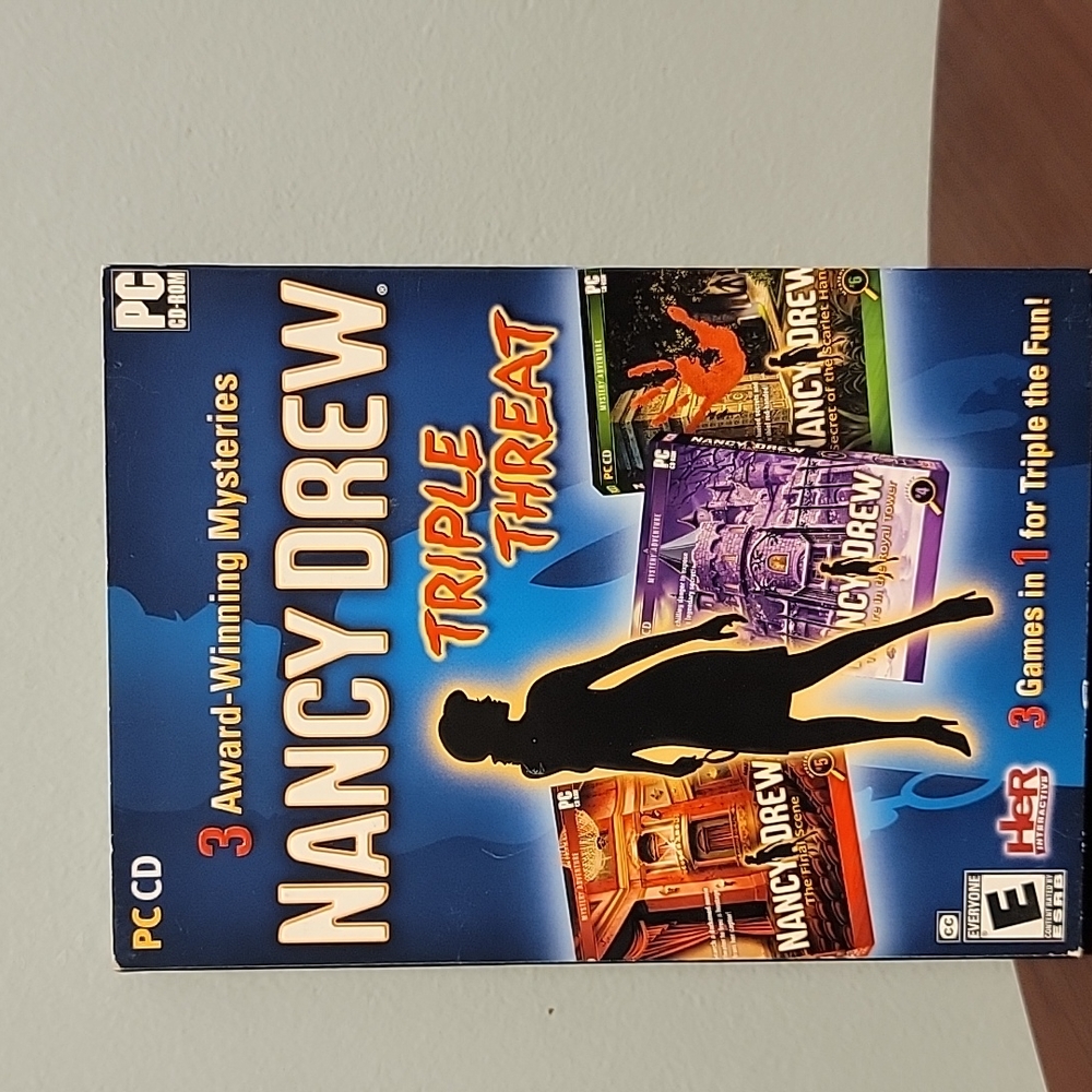 Nancy Drew 3 mystery games PC CD Rom